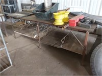 Metal table 4'x8' not contents