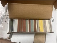 Box of Mixed Years Baseball Cards