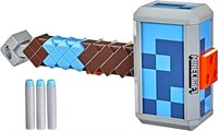 NERF Minecraft Stormlander Dart-Blasting Hammer, F