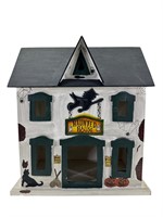 Wooden Folk Art Haunted House