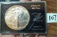 1 troy oz American Silver Eagle coin 1988