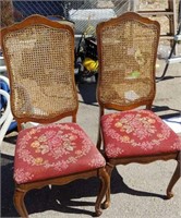 (2) Wooden Kitchen Chairs