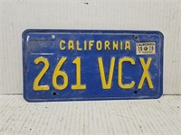 1979 California License Plate