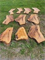 10-Red Oak Slabs