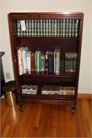 Bookshelf and contents