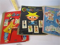 Early Coloring books; late 40's early 50's
