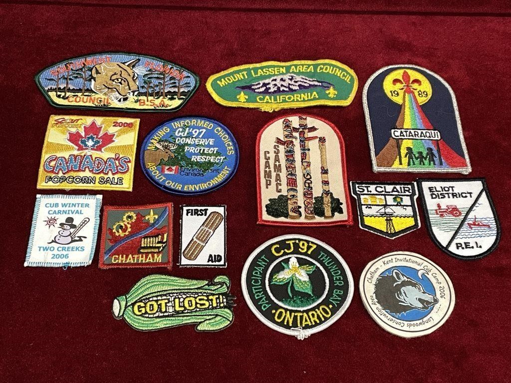 14 Boy Scout Patches