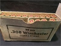 14) .308 Winchester shells