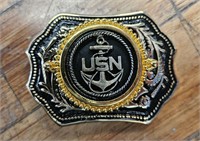 Vintage USN Belt Buckle