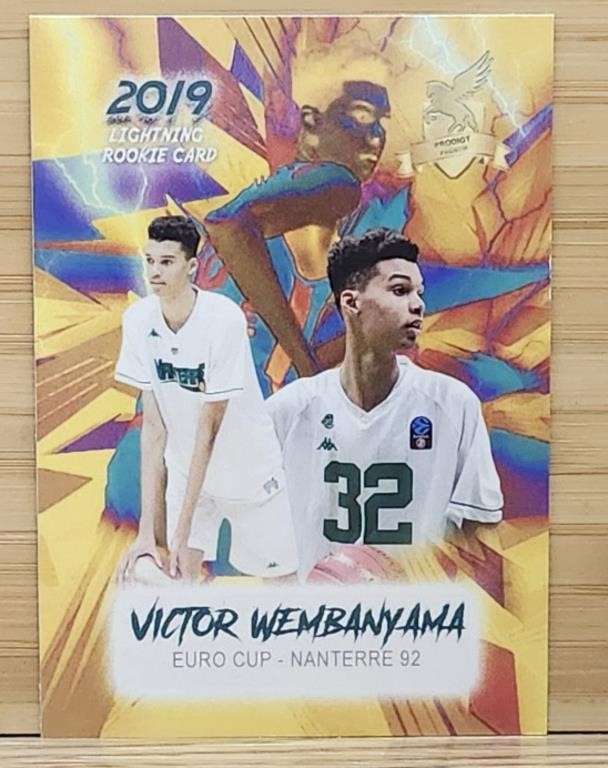 Victor Wembanyama 2019 Lighting Rookie Card