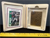 Joe Namath Cert. Authenticity Bronze Card