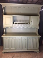 Vintage Green Hutch