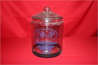 Old Adverting Rock Candy Jar