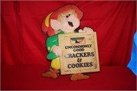 Plastic Keebler Advertising Sign