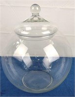 Round Terrarium Jar w/ Lid ~10"Dia