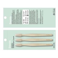 Davids Bamboo Soft Bristle Toothbrush - 3 Pack