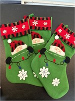 10 Christmas Stockings vintage