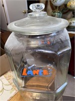 Large vintage Lance Canister jar