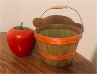 Apple Basket and Poly Apple