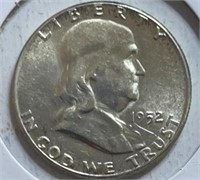 1952 Franklin Half Dollars