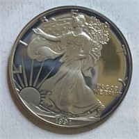 1991S PR Silver Eagle