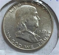 1949 Franklin Half Dollars