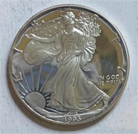 1993P PR Silver Eagle