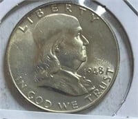 1948 Franklin Half Dollars
