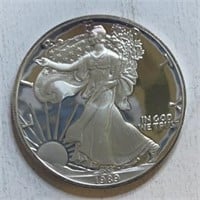 1989S PR Silver Eagle