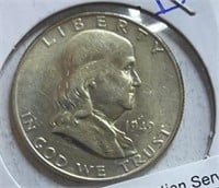 1949D Franklin Half Dollars