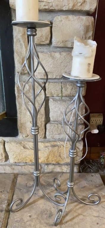 Tall Pillar Candle Holders