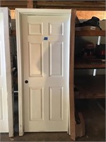 INTERIOR DOOR 2-8 RH SOLID CORE DOOR, SPLIT JAM,