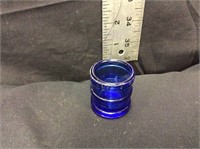 Cobalt Blue Glass Dose Cup
