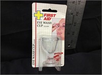 1999 Glass Eye Wash Cup in Original Package