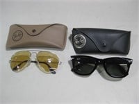 Two Pair Of Ray-Ban Sunglasses Pre-Owned