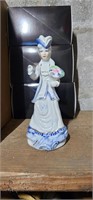Porcelain Victorian Lady  made in china 6.5"