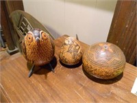 Painted Gourd Decorations
