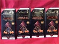 Chocolate 'Lindt' Caramel Seat Salt, 100g x4