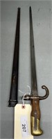 French Bayonet and Scabbard