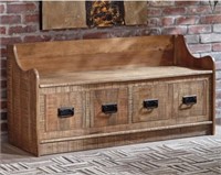 ASHLEY A4000093 GARRETTVILLE RUSTIC STORAGE BENCH