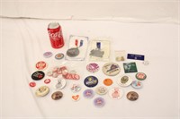 Vintage Medals & Advertising Buttons