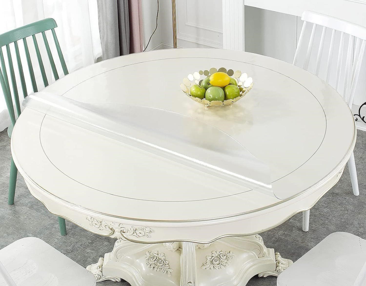 66" Frosted Round Table Protector