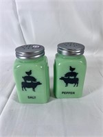 Jadeite Salt and Pepper Shaker