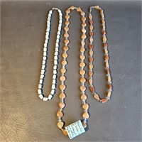 Gemstone Necklaces - 3 Assorted