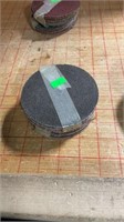 Stack of 4 inch sanding discs