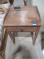 vintage writing table with drawer