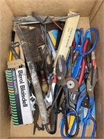 2 box lot Miscellaneous hand toolbox includes