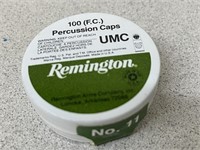 100 percussion Caps Remington