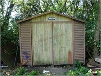 Metal Portable Morgan Shed & Contents