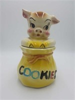 Vtg American "Pig In A Poke" Cookie Jar 5B